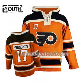 Lasten NHL Philadelphia Flyers Wayne Simmonds 17 Oranssi Sawyer Hooded Sweatshirt